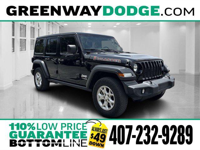 used 2021 Jeep Wrangler Unlimited car, priced at $29,573