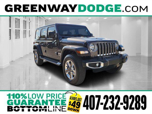 used 2021 Jeep Wrangler Unlimited car, priced at $36,859