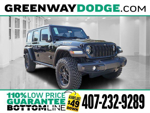 new 2024 Jeep Wrangler car, priced at $47,021