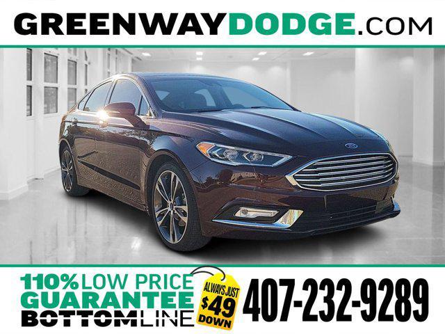 used 2017 Ford Fusion car, priced at $12,900