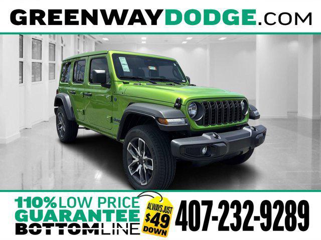 new 2025 Jeep Wrangler 4xe car, priced at $42,450
