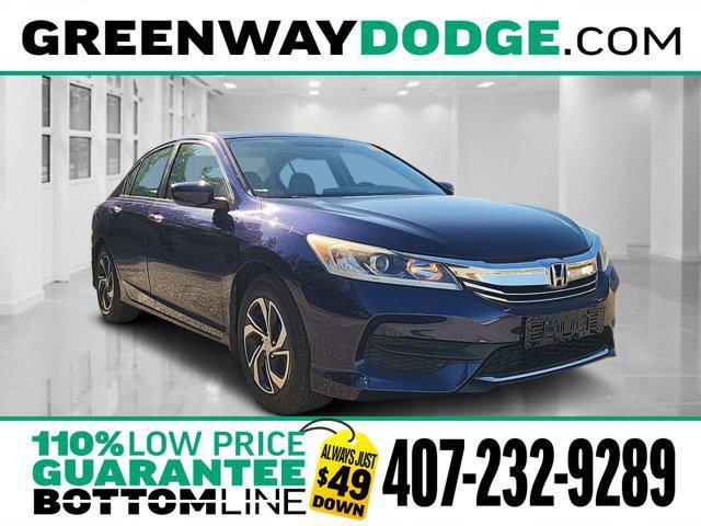 used 2017 Honda Accord car, priced at $14,827