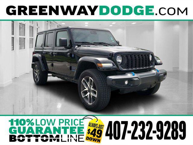 used 2024 Jeep Wrangler 4xe car, priced at $33,839