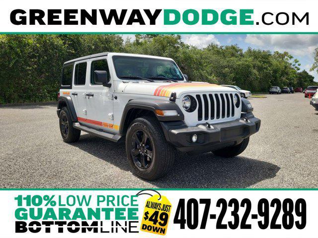 used 2021 Jeep Wrangler Unlimited car, priced at $29,944