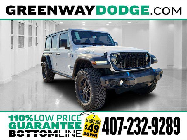 used 2024 Jeep Wrangler 4xe car, priced at $39,987