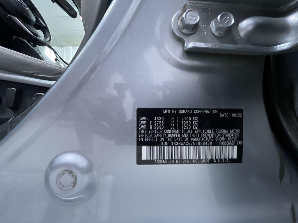 used 2022 Subaru Legacy car, priced at $21,306