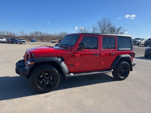 used 2022 Jeep Wrangler Unlimited car, priced at $32,448