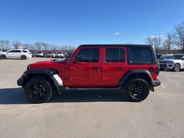 used 2022 Jeep Wrangler Unlimited car, priced at $32,448