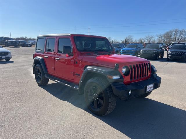 used 2022 Jeep Wrangler Unlimited car, priced at $32,448