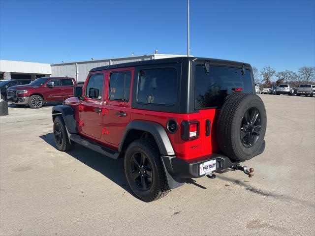 used 2022 Jeep Wrangler Unlimited car, priced at $32,448