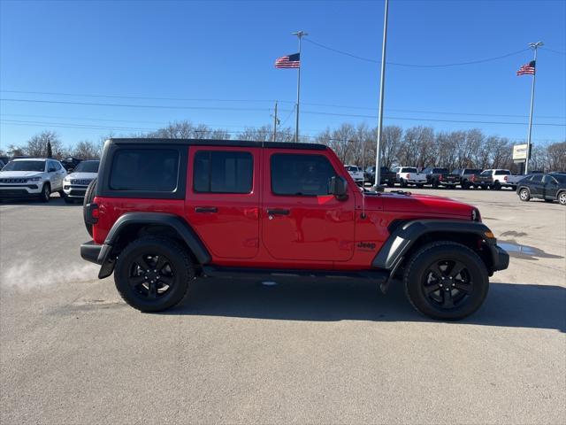 used 2022 Jeep Wrangler Unlimited car, priced at $32,448