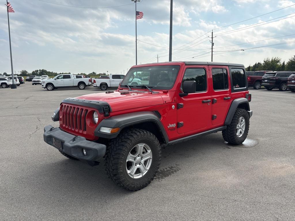 used 2020 Jeep Wrangler Unlimited car, priced at $22,471