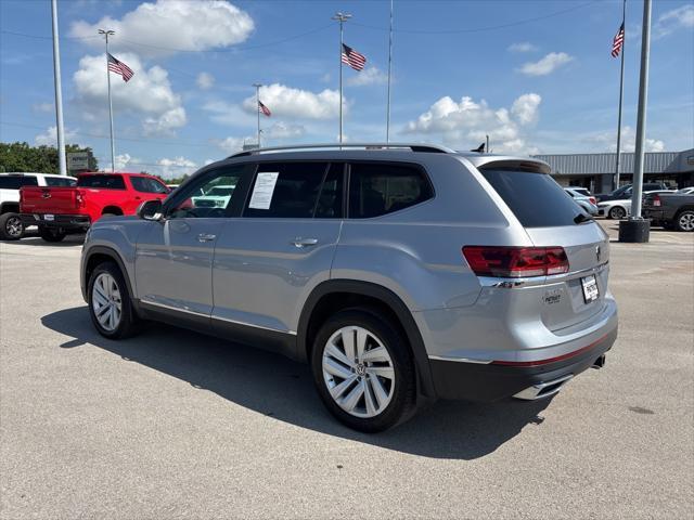 used 2021 Volkswagen Atlas car, priced at $25,000