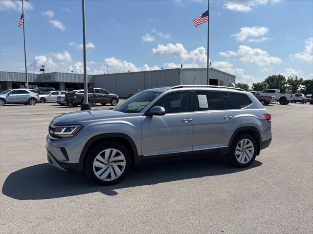 used 2021 Volkswagen Atlas car, priced at $25,000