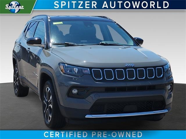 used 2022 Jeep Compass car, priced at $25,054