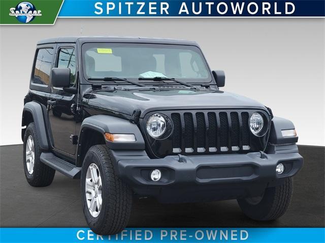 used 2021 Jeep Wrangler car, priced at $29,660