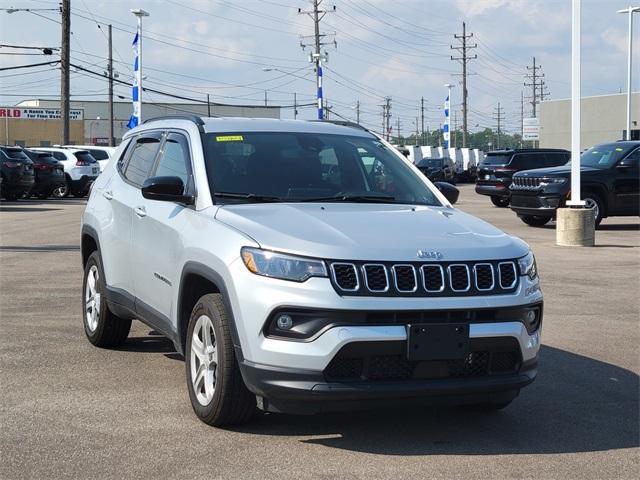 used 2024 Jeep Compass car, priced at $25,273