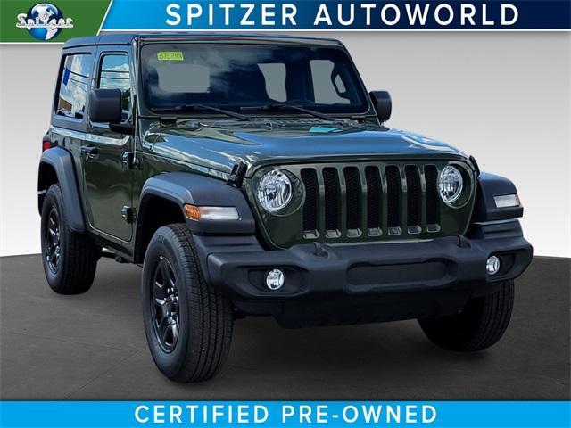 used 2022 Jeep Wrangler car, priced at $27,654