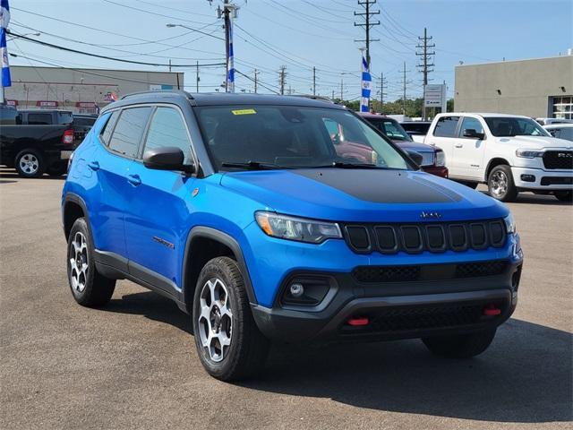 used 2022 Jeep Compass car, priced at $22,777