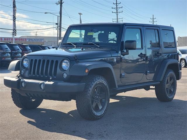 used 2016 Jeep Wrangler Unlimited car, priced at $17,863