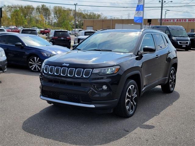 used 2022 Jeep Compass car, priced at $24,368