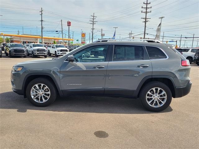 used 2021 Jeep Cherokee car, priced at $23,322