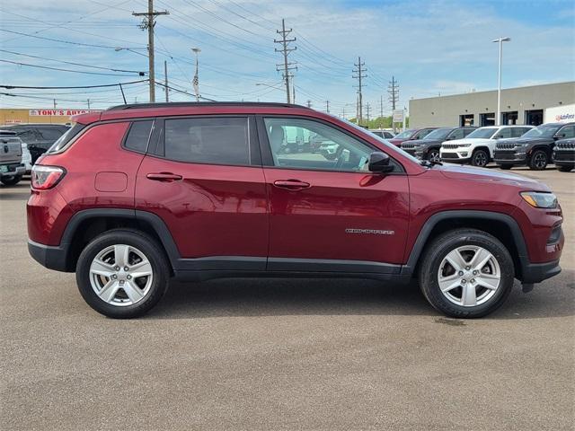 used 2022 Jeep Compass car, priced at $23,777