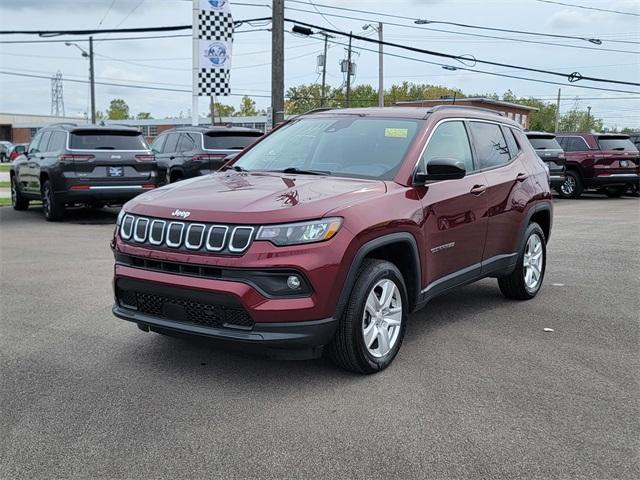 used 2022 Jeep Compass car, priced at $23,444