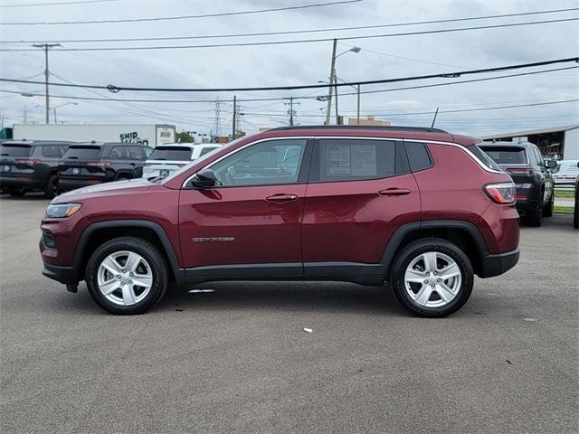 used 2022 Jeep Compass car, priced at $23,444