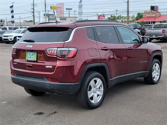 used 2022 Jeep Compass car, priced at $23,444