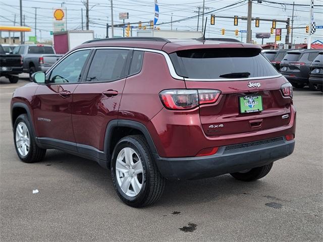 used 2022 Jeep Compass car, priced at $23,444