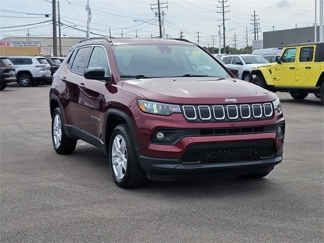 used 2022 Jeep Compass car, priced at $23,444