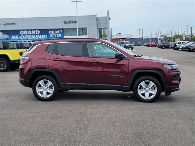 used 2022 Jeep Compass car, priced at $23,444