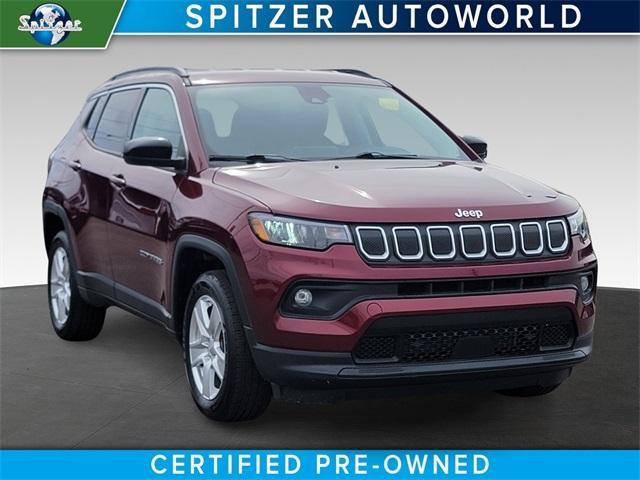 used 2022 Jeep Compass car, priced at $23,444