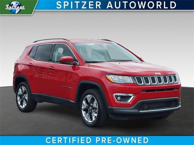 used 2021 Jeep Compass car, priced at $18,677