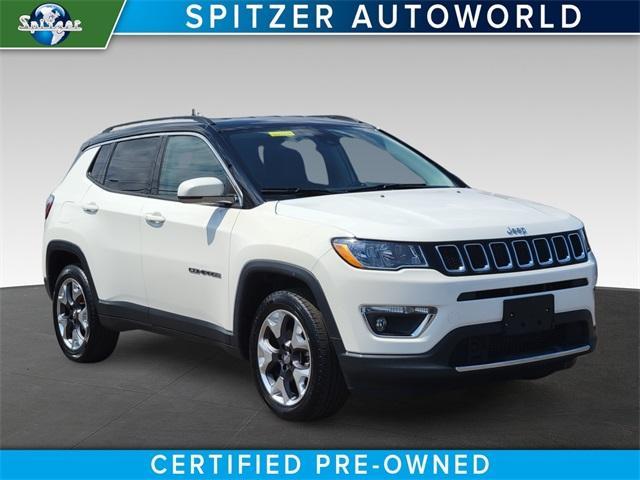 used 2021 Jeep Compass car, priced at $21,222