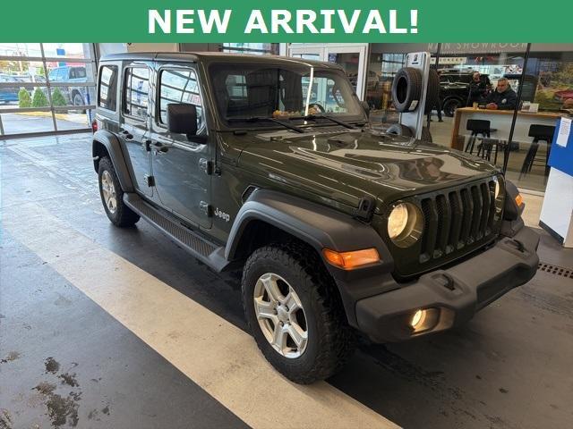 used 2021 Jeep Wrangler Unlimited car, priced at $23,752