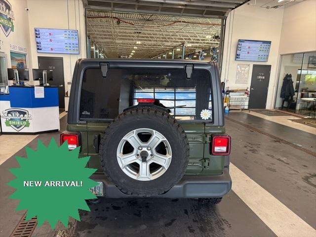 used 2021 Jeep Wrangler Unlimited car, priced at $23,752