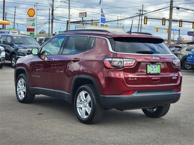 used 2022 Jeep Compass car, priced at $23,222