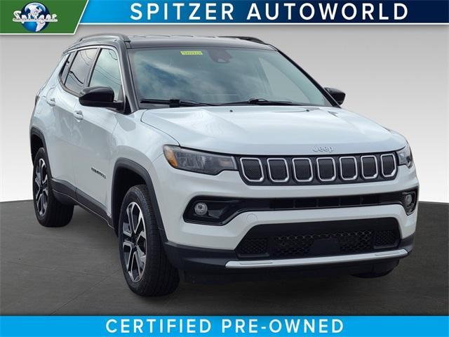 used 2022 Jeep Compass car, priced at $23,614