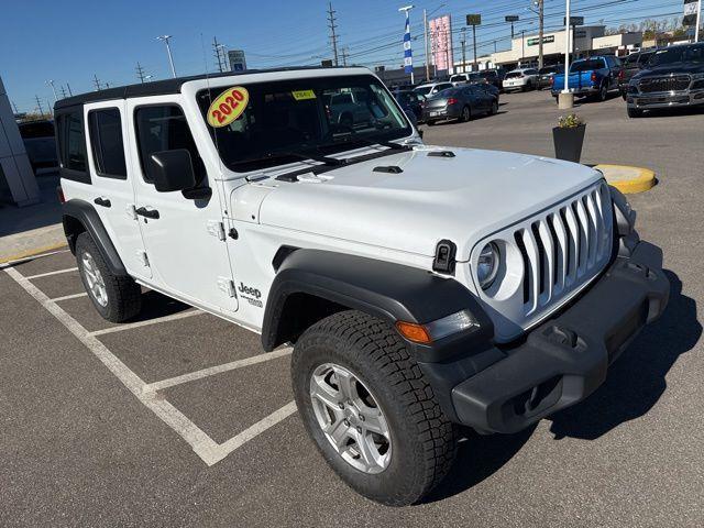 used 2020 Jeep Wrangler Unlimited car, priced at $29,144