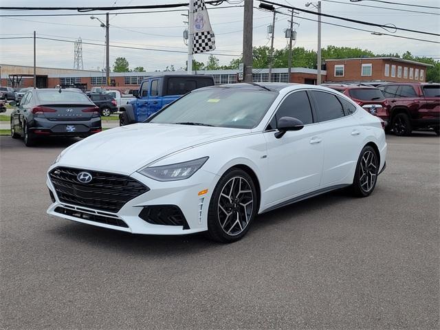 used 2021 Hyundai Sonata car, priced at $19,111
