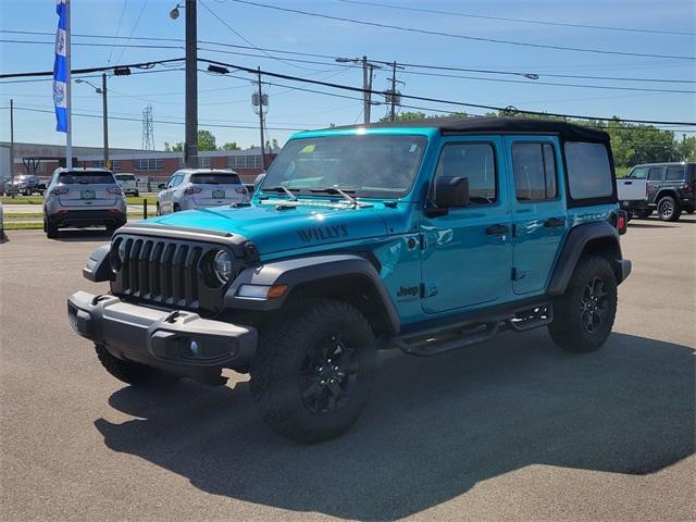 used 2020 Jeep Wrangler Unlimited car, priced at $27,060
