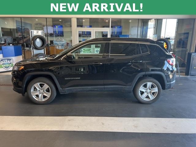 used 2022 Jeep Compass car, priced at $22,506