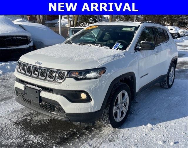 used 2023 Jeep Compass car, priced at $23,262