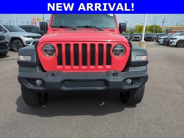 used 2021 Jeep Wrangler Unlimited car, priced at $31,574