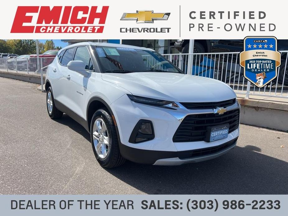 used 2022 Chevrolet Blazer car, priced at $27,999