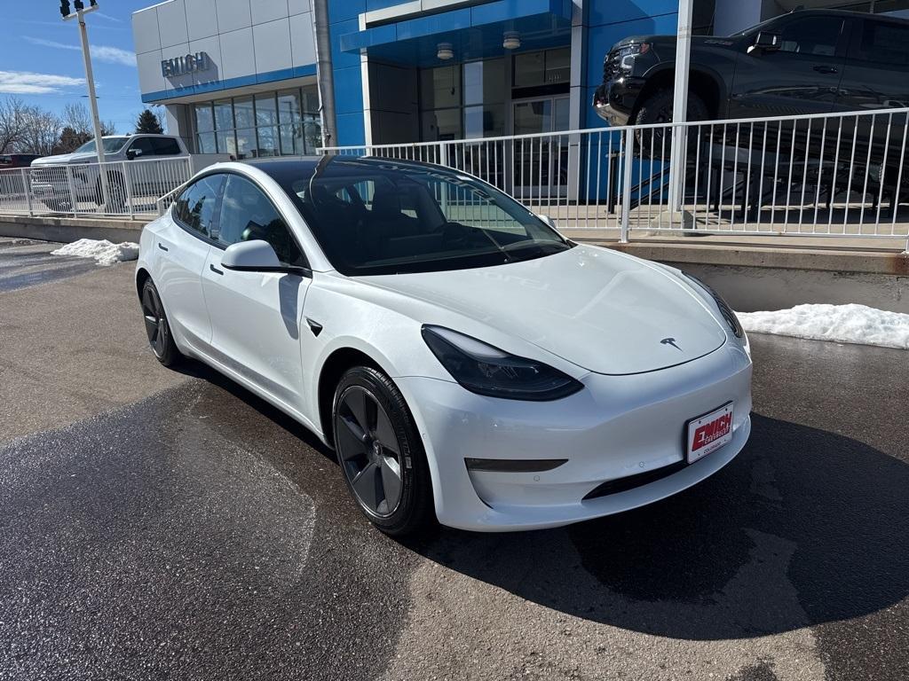 used 2022 Tesla Model 3 car, priced at $26,699