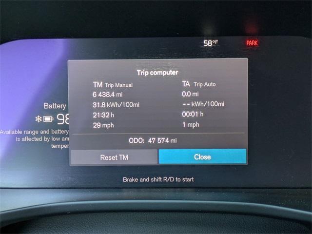 used 2022 Volvo C40 Recharge Pure Electric car, priced at $26,772