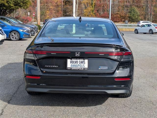 used 2024 Honda Accord Hybrid car, priced at $27,998